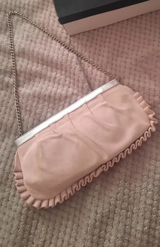 Womans pink clutch bag - clutch,