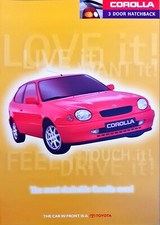 Toyota Corolla 3-door Hatchback Brochure 1997
