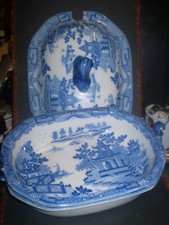 pair antique staffordshire