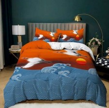 Japanese Bed Set National Characteristics Bedding Set Duvet Quilt Cover Set 