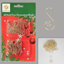 40pcs Christmas Ornament Swirl