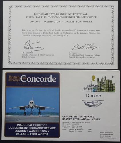 Concorde inaugural flight - concorde,