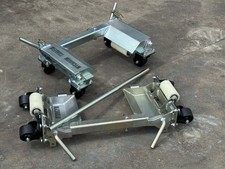 360 GARAGE SKATES SELF-JACKING FOLDING RECOVERY SKATES DOLLY WHEEL ONE PAIR