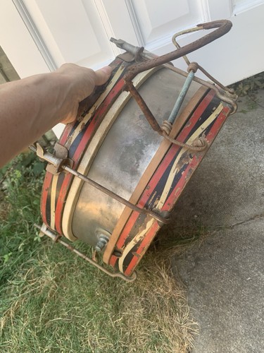 Vintage marching snare drum - vintage,