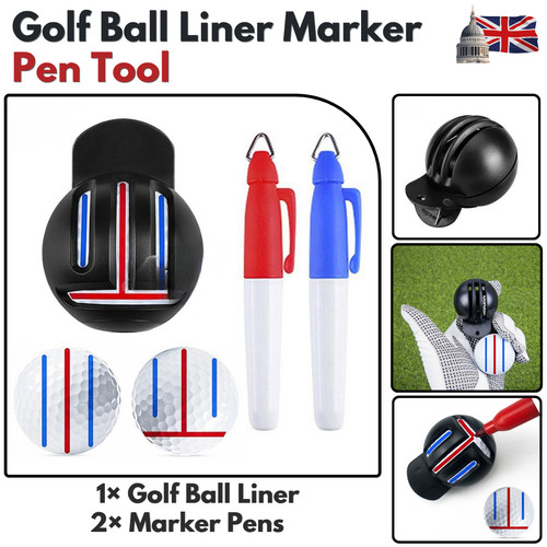 Golf ball liner marker - golf,