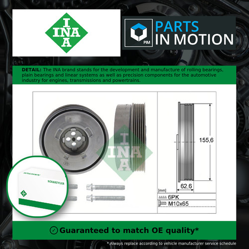 Crankshaft pulley fits - pulley, (tvd)