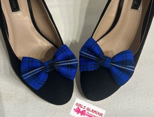 Royal stewart tartan bow shoes - stewart,