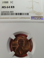 1988 M/S 64 RB  NGC Certified