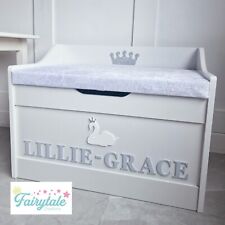 Swan Personalised Toy Box *please read description for turnaround time*