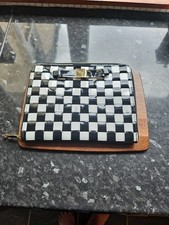 Ted Baker Woven Tablet Case in Black and White.