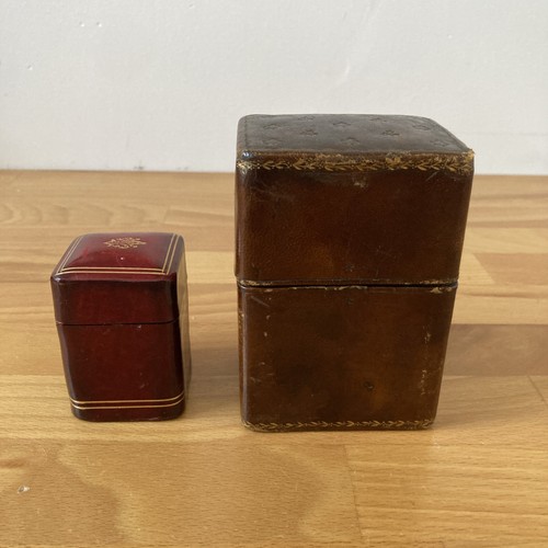 Antique leather boxes for - 2,