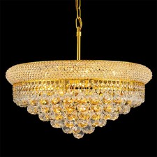 9 Lights Golden Finish Classic