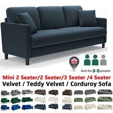 2/3 Seater Teddy Velvet Sofa