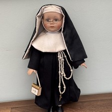 Leonardo Collection Porcelain Doll Nun Doll Theresa with rosary & Bible
