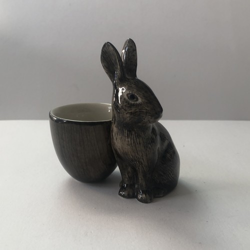 Wild rabbit eggcup quail - rabbit,