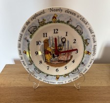 Vintage Royal Doulton Winnie The Pooh Clock With Stand 