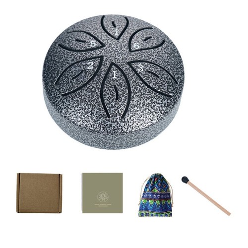 Colorful steel tongue drum - steel,
