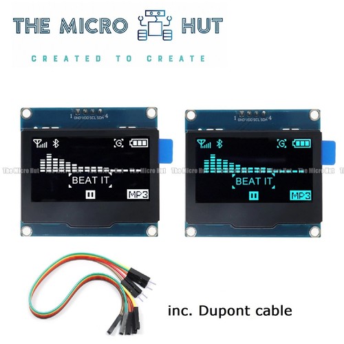 Oled blue white lcd - 1.54",