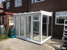 Conservatory lean sunroom - lean, to