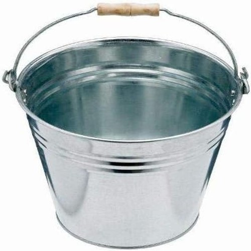 Galvanised metal bucket - bucket, 18l
