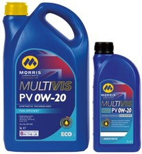 Morris Lubricants Multivis ECO PV 0W20 C5 C6 SN RC GF-5 Full Synth Engine Oil