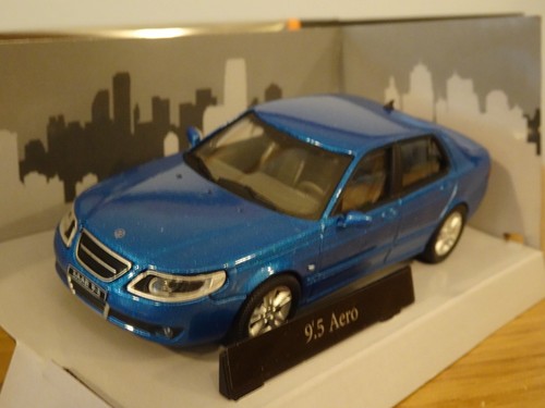 Cararama saab aero blue - saab,
