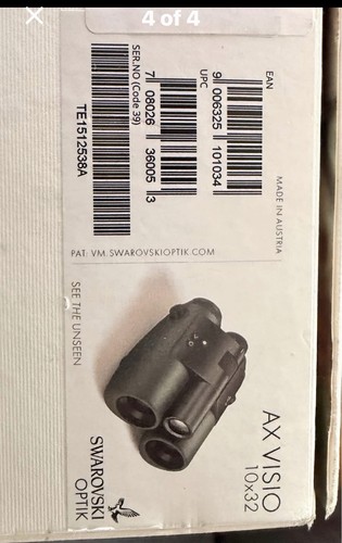 Swarovski 10x32 viso - swarovski, ax
