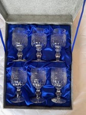 6x Wentworth Bohemia Crystal