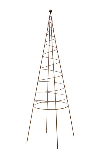 Spiral garden metal - metal, obelisk
