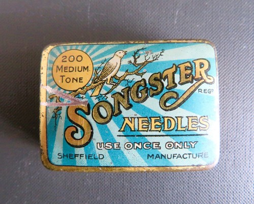 Gramaphone needle tin - , vintage