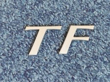 MG TF Satin Rear Emblem 'T F'