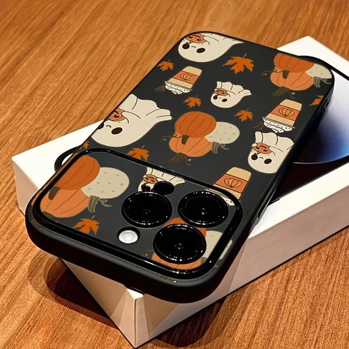 Cute halloween ghost - halloween, pumpkin