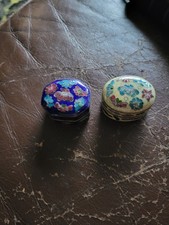 2 Small Cloisonne Enamelled