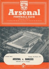 Arsenal v Glasgow Rangers