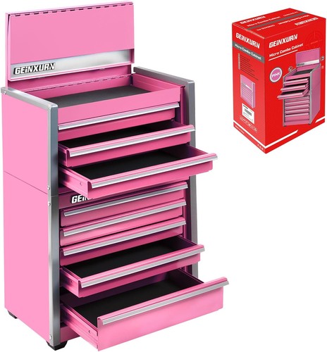 Drawer rolling pink tool box - tool,