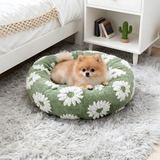 Large Luxury Pet Dog Bed Ultra Soft Plush Mattress Cushion Round Basket Pet Beds