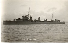 RP Military Naval Postcard - H.M.S. Exmouth.  Seward.