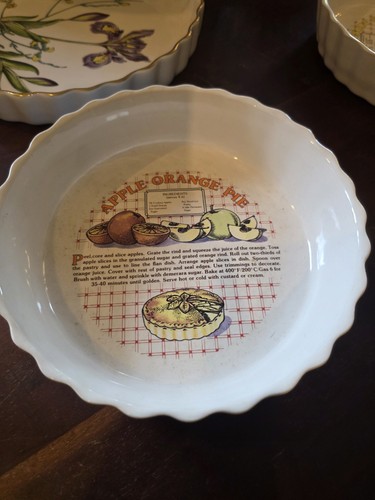 Vintage fluted flan pie - vintage,