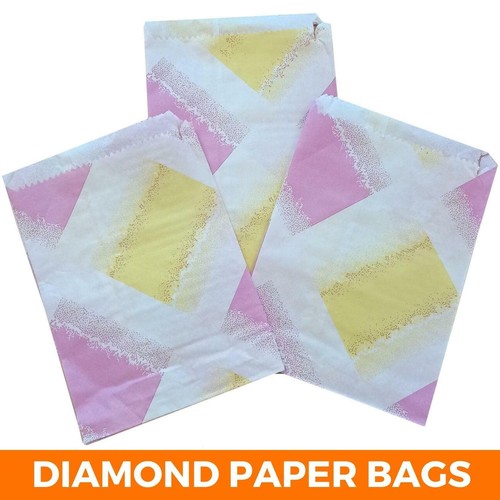 Diamond paper candy bags - diamond,
