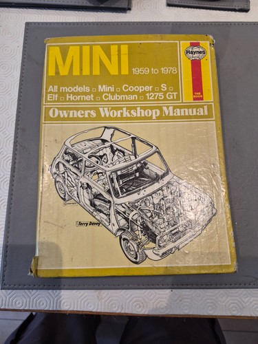 Haynes car manual mini 1959 - car,