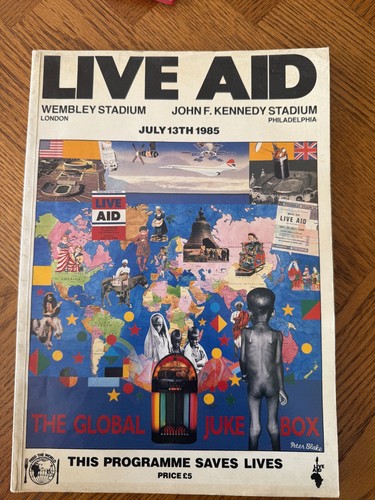 Live aid ticket concert - +,