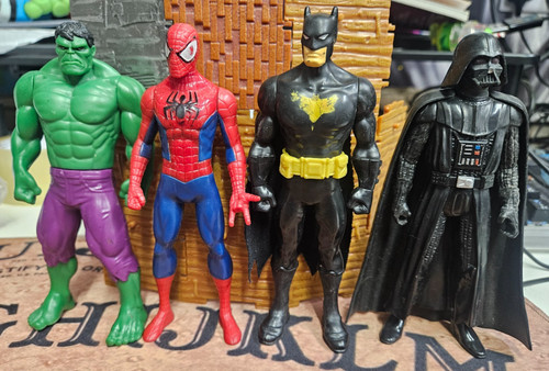 Marvel spiderman hulk - hulk, dc