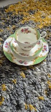 Vintage Paragon Rockingham Trio tea set . Tea Cup Saucer and Teaplate C1950s