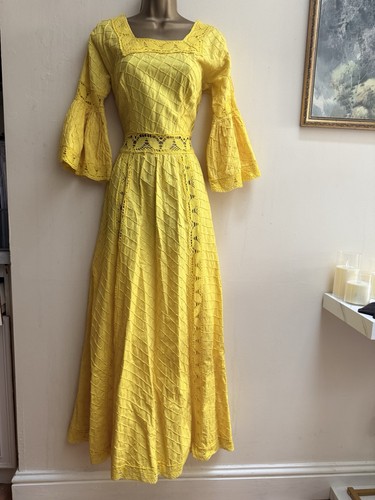 Vibrant yellow maxi - yellow, dress
