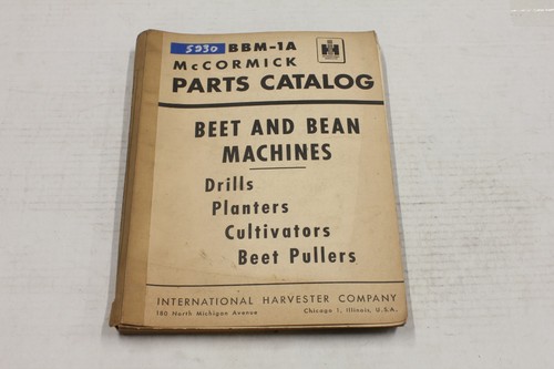 Bbm parts catalog - bbm-1a,