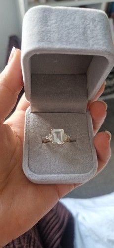 14kt yellow gold aquamarine