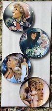 The Franklin Mint Heirloom Diana Princess Of Wales Set Of 4 Plates