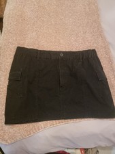 ASOS Black Cargo Mini Skirt