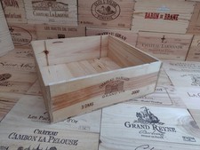 Wooden Wine Box Crate ~