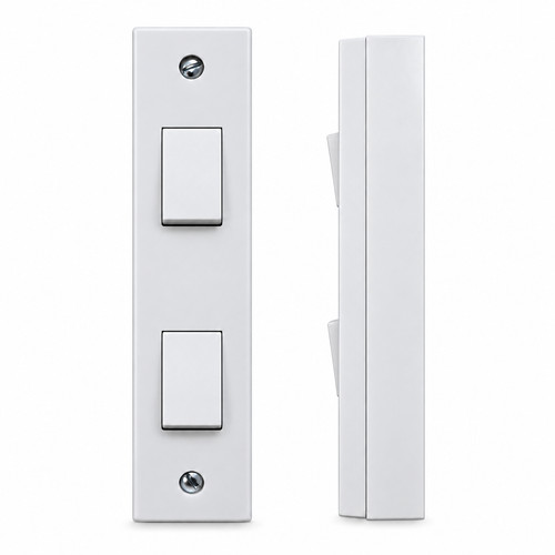Architrave light switch gang - switch, 2